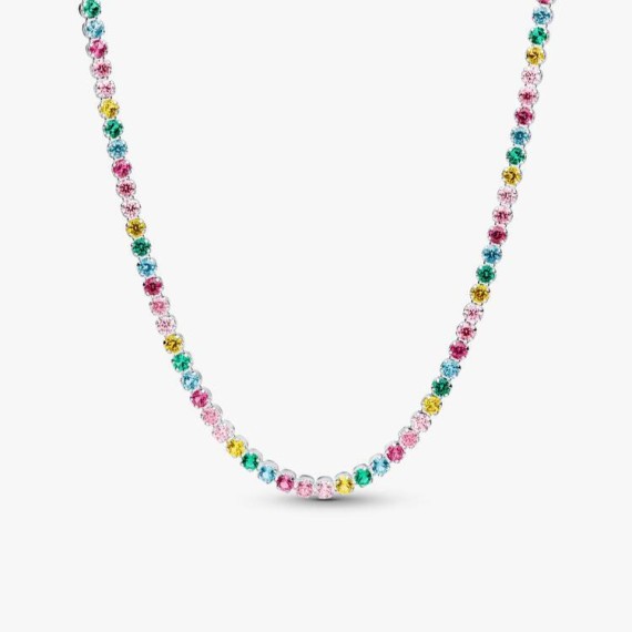 COLLIER RIVIÈRE MULTICOLORE