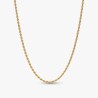 COLLIER MAILLE CORDE DORÉ