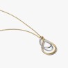 COLLIER AVEC PENDENTIF DOUBLE MATIÈRE