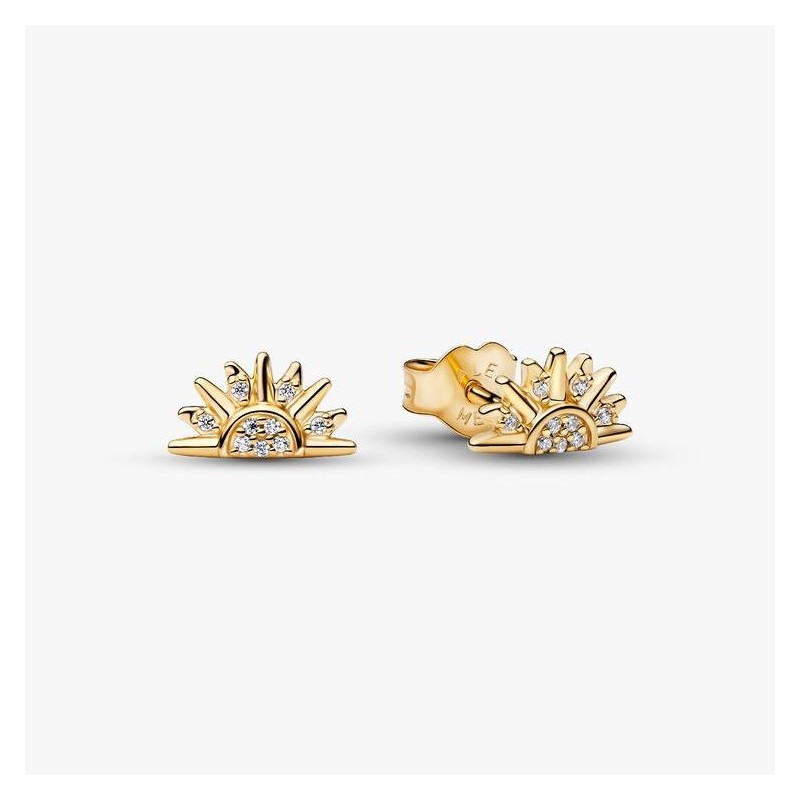 CLOUS D OREILLES SOLEIL CÉLESTE SCINTILLANT