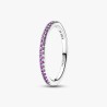 ANNEAU DEMI-ÉTERNITÉ VIOLET SCINTILLANT T54