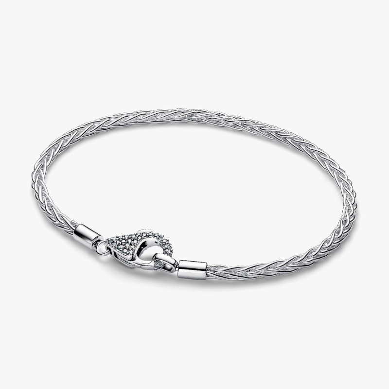 BRACELET À CHARMS MAILLE QUEUE DE RENARD 19CM