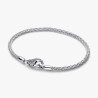 BRACELET À CHARMS MAILLE QUEUE DE RENARD 17CM