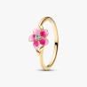 BAGUE DISNEY VAIANA FLEUR DE PLUMERIA DORÉ T54
