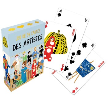 JEU DE 54 CARTES ATELIER D'ARTISTES