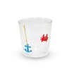 VERRE CRABE AVEC ANCRE 25CL EN BOROSILICATE