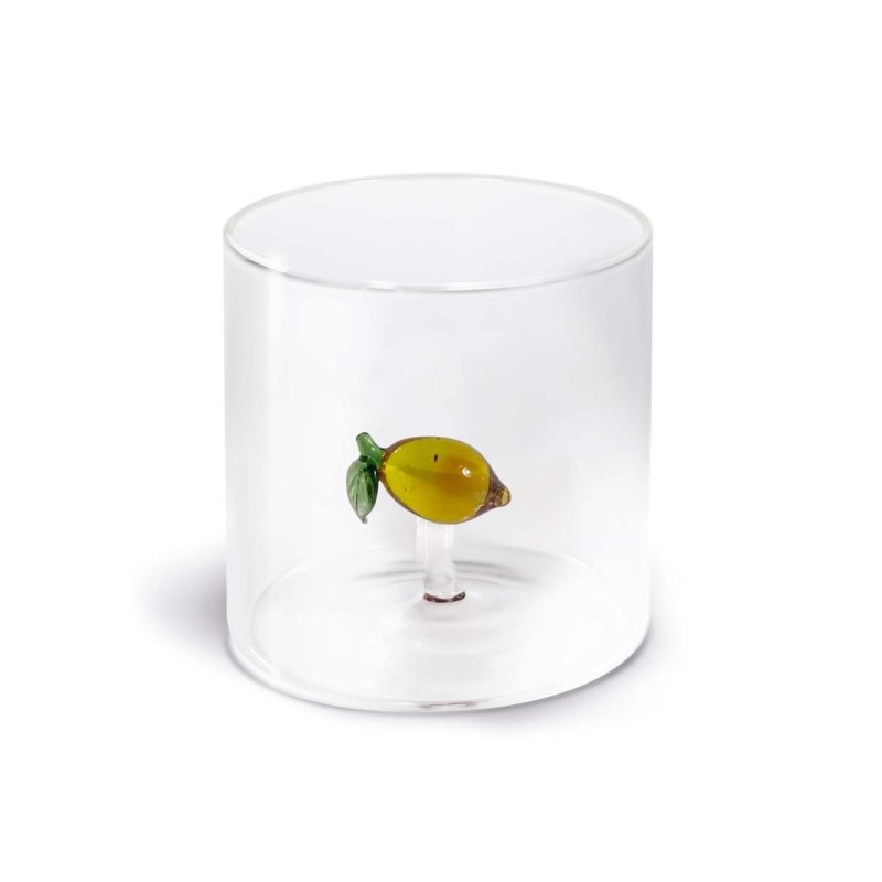 VERRE CITRON 25CL EN BOROSILICATE