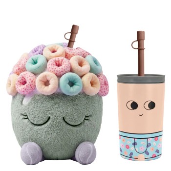 GOBELET ISOTHERME AVEC HOUSSE PELUCHE - SUNNY
