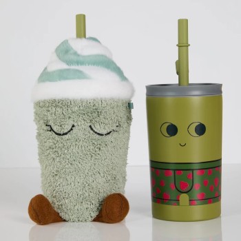 GOBELET ISOTHERME AVEC HOUSSE PELUCHE - MIMI