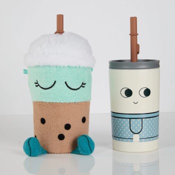 GOBELET ISOTHERME AVEC HOUSSE PELUCHE - BEANIE
