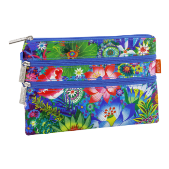 POCHETTE 3 ZIPS ZIP IT - FLEURS D'EAU