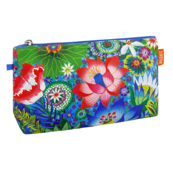 TROUSSE À MAQUILLAGE ZIP GLAM - FLEURS D'EAU