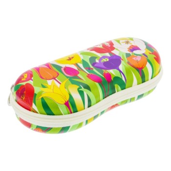 ÉTUI À LUNETTES RIGIDE VOYAGE - TULIPES