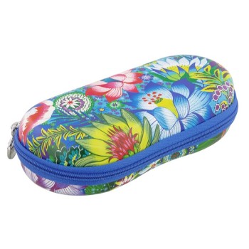 ÉTUI À LUNETTES RIGIDE VOYAGE - FLEURS D'EAU