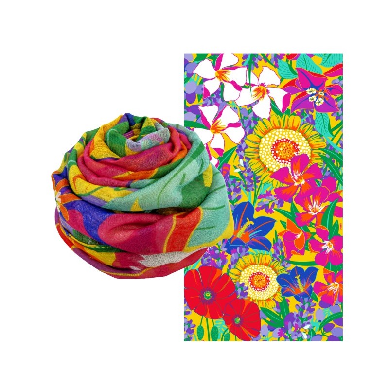 FOULARD/PARÉO BALADE - PROVENCE