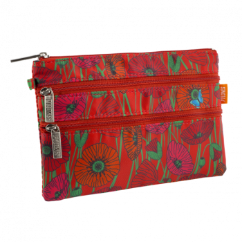 POCHETTE 3 ZIPS ZIP IT - COQUELICOTS