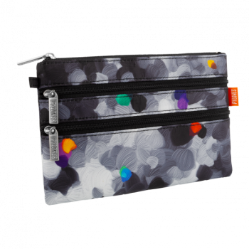 POCHETTE 3 ZIPS ZIP IT - BLACK PALETTE