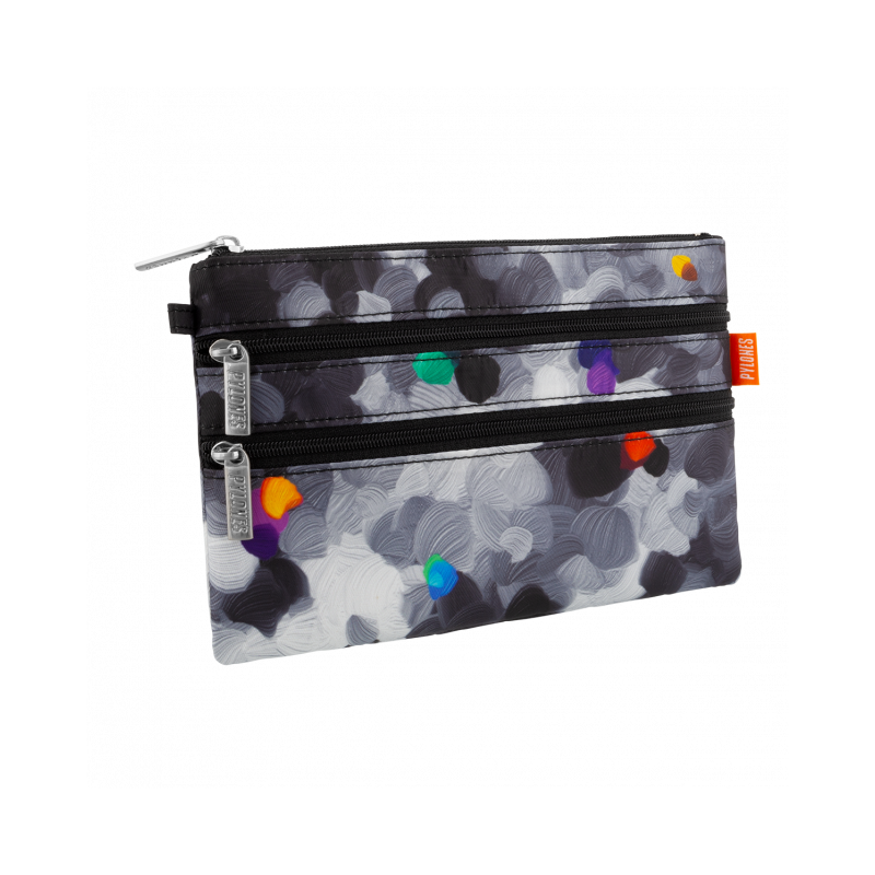 POCHETTE 3 ZIPS ZIP IT - BLACK PALETTE