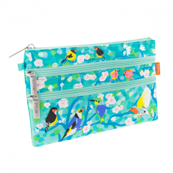 POCHETTE 3 ZIPS ZIP IT - BIRDS