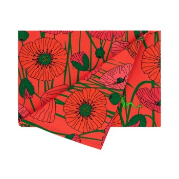TORCHON AH! TACHE MOI - COQUELICOTS