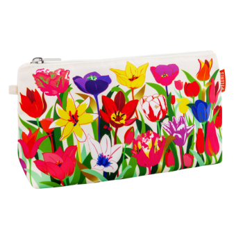 TROUSSE À MAQUILLAGE ZIP GLAM - TULIPES