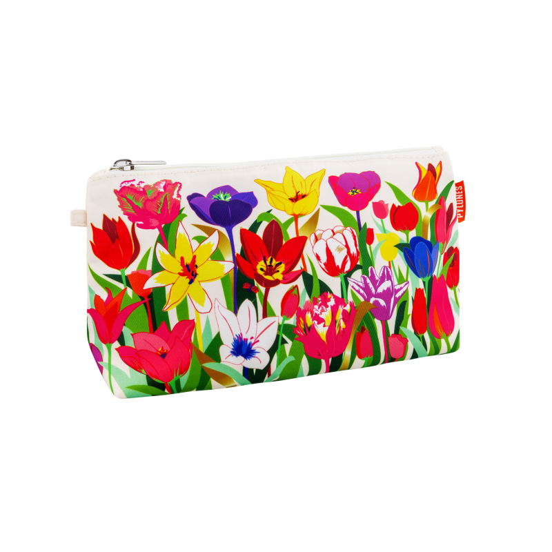 TROUSSE À MAQUILLAGE ZIP GLAM - TULIPES