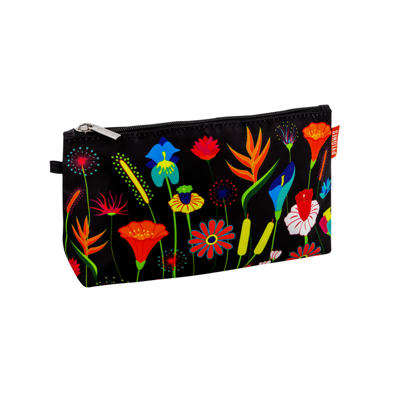 TROUSSE À MAQUILLAGE ZIP GLAM - JARDIN FLEURI