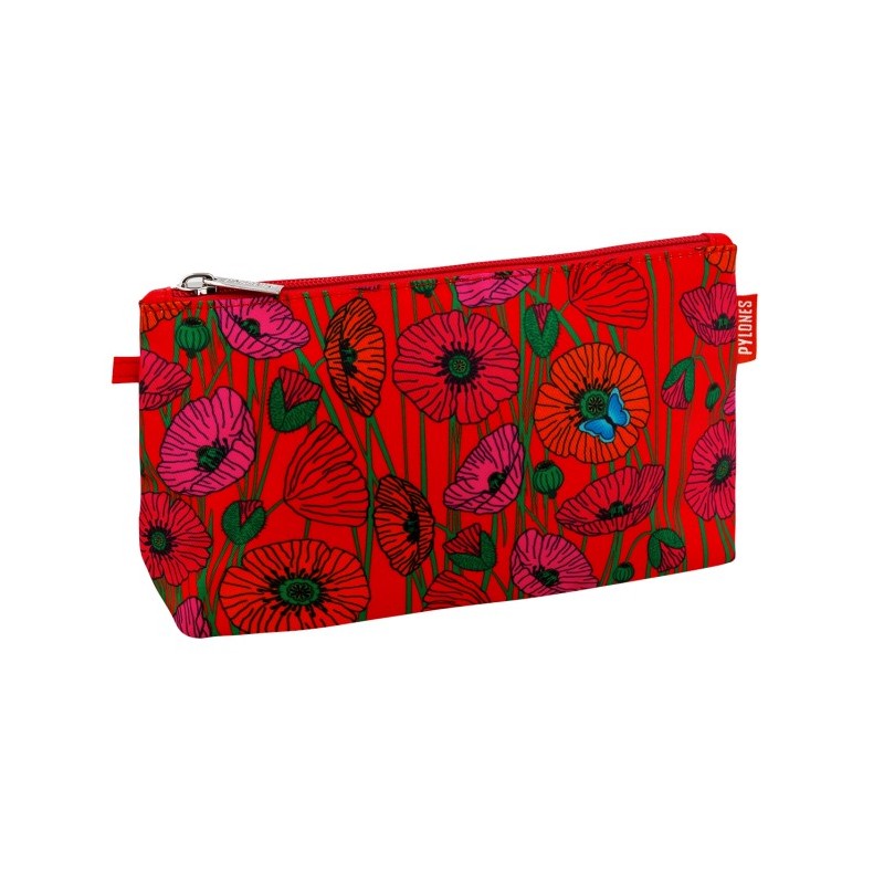 TROUSSE À MAQUILLAGE ZIP GLAM - COQUELICOTS
