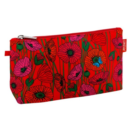 TROUSSE À MAQUILLAGE ZIP GLAM - COQUELICOTS