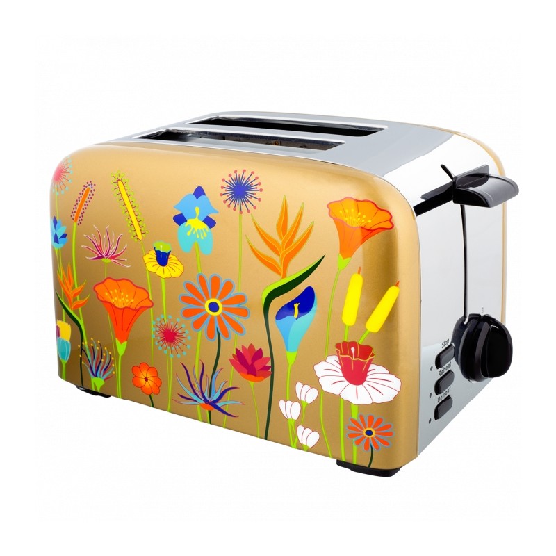 GRILLE-PAIN TOAST'IN 2 - JARDIN FLEURI GOLD