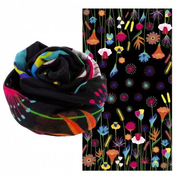 FOULARD/PARÉO BALADE - JARDIN FLEURI