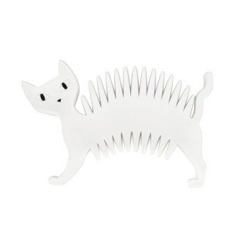 PORTE SAVON CHAT SOAPYCAT - WHITE