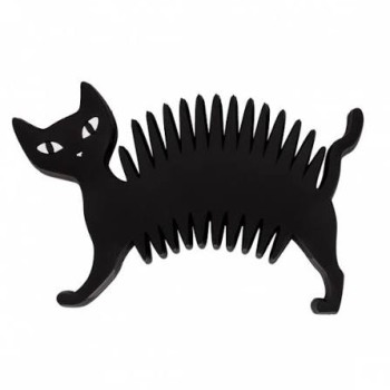 PORTE SAVON CHAT SOAPYCAT - BLACK