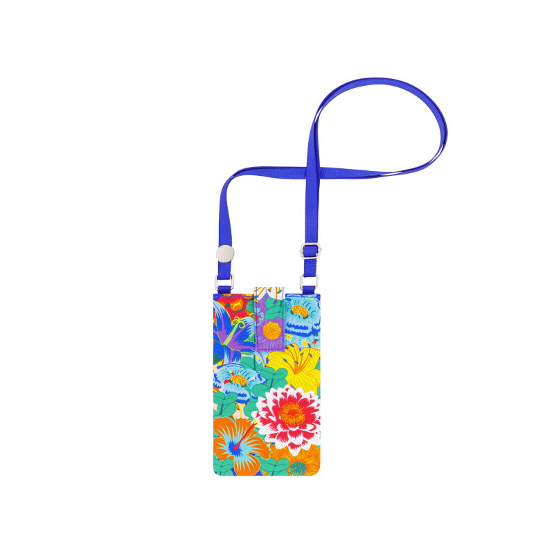 POCHETTE BANDOULIÈRE POUR TÉLÉPHONE - BOUQUET