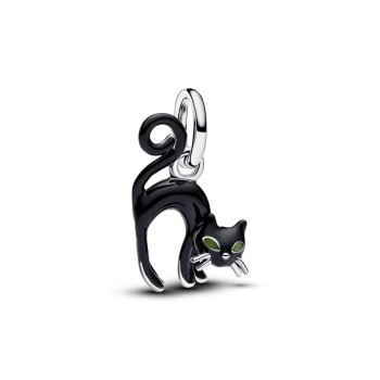 CHARM PENDANT CHAT NOIR