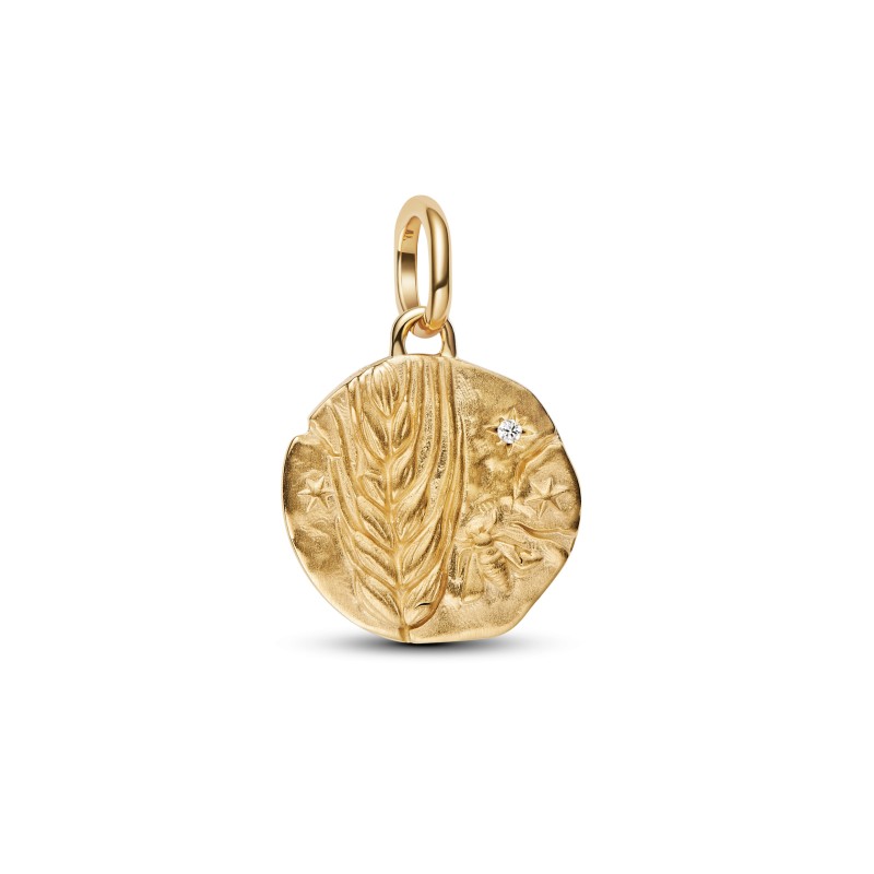CHARM MÉDAILLON ÉPI DE BLÉ DORÉ
