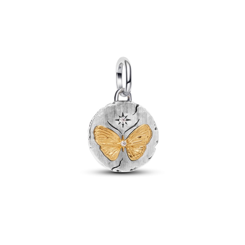 CHARM MÉDAILLON PAPILLON BIMATIÈRE