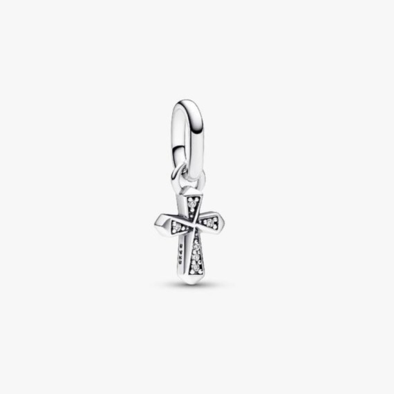MINI CHARM PENDANT CROIX SCINTILLANTE