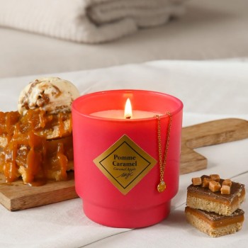 BOUGIE AVEC BIJOU MY JOLIE CANDLE POMME CARAMEL