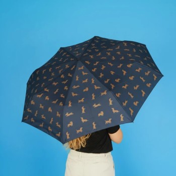 PARAPLUIE TECKEL NOIR